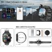 LF37 2.1" BT Call Smart Watch, Blood Oxygen/Heart Rate, Menstrual, Black - 6
