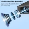 N5 1280x720P Android 9.0 Wireless Smart HD Projector, US Plug, Black - 4