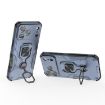 iPhone 17 Pro Max Blue Metal Kickstand TPU Hybrid PC Case - 4
