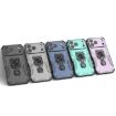 iPhone 17 Pro Max Purple Metal Kickstand TPU Hybrid PC Case - 6