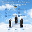 K88 Business Lavalier Single Ear Bluetooth Earphones - Black Silver - 4