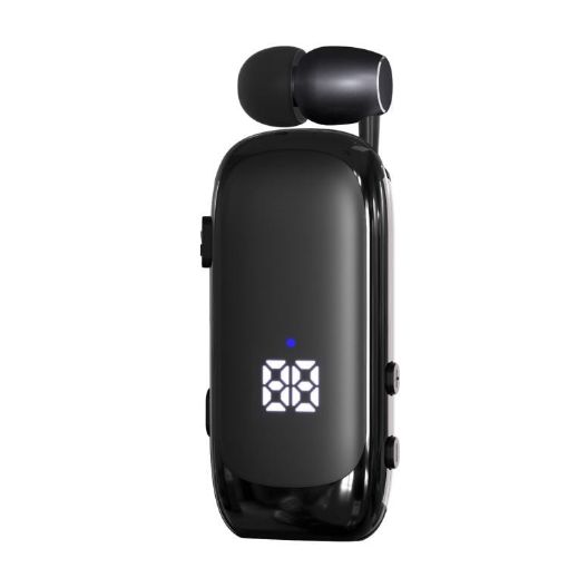 K88 Business Lavalier Single Ear Bluetooth Earphones - Black - 1