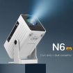 N6 1280x720P 70ANSI Android 11.0 Smart Mini Projector - AU Plug, White - 6