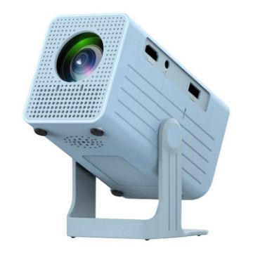 N6 1280x720P 70ANSI Android 11.0 Mini Projector, AU Plug, Blue - 1