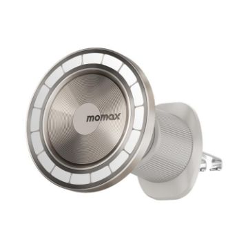 MOMAX CM35 Relaxaire Magnetic Car Aromatherapy Holder - Titanium Gold - 1