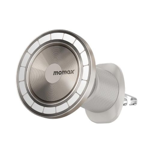 MOMAX CM35 Relaxaire Magnetic Car Aromatherapy Holder - Titanium Gold - 1