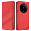 Xiaomi 14 Ultra 5G Red Retro Leather Wallet Phone Case Global - 2