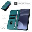 Xiaomi 14 Ultra 5G Dark Green Retro Leather Wallet Phone Case Global - 4