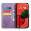 Redmi A5 4G 171.7mm Purple Tree & Deer Embossed Leather Case - 3