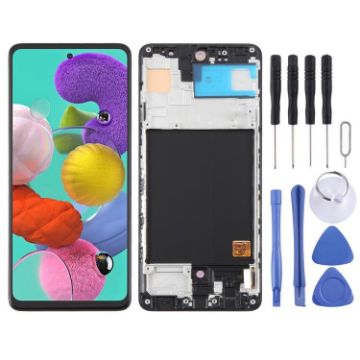 Samsung Galaxy A51 4G SM-A515F 6.43" OLED LCD Screen Assembly Black - 1