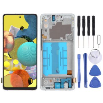 Samsung Galaxy A51 5G SM-A516 6.43" OLED LCD Screen Assembly Silver - 1