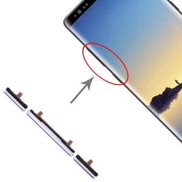 Galaxy Note 8 Side Keys Set (10 Pack, Grey) - 1
