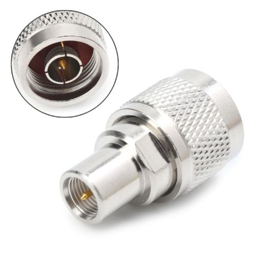 NJ/FMEJ RF Coaxial Adapter N Male to FME Connector - 70 Character Limit - 1