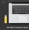 2 PCS USB 2.0 Multi Memory Card Reader for Micro SD SDHC TF M2 MMC MS (Purple) - 5