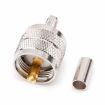 UHF Male PL259 Crimp Connector Adapter 10 PCS for RG58 RG142/3D-FB - 3