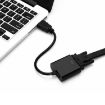 HDMI 19 Pin Male to VGA Female Cable Adapter 20cm (White) - 5