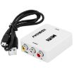 Mini HDMI to CVBS L/R Audio Converter Adapter VK-126 Scaler White - 3