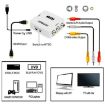 Mini HDMI to CVBS L/R Audio Converter Adapter VK-126 Scaler White - 5