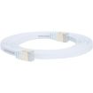 CAT7 Ultra-thin Flat Ethernet Cable 1m - Gold Plated, 10Gbps High Speed - 2