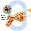 CAT7 Ultra-thin Flat Ethernet Cable 5m - Gold Plated, 10Gbps High Speed - 4