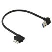 90 Degree USB 3.0 to Micro 3.0 Cable for Galaxy Note III/N9000, 26cm Length - 1