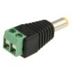 10 PCS Green Male DC Power Connector 5.5 x 2.1mm - 2