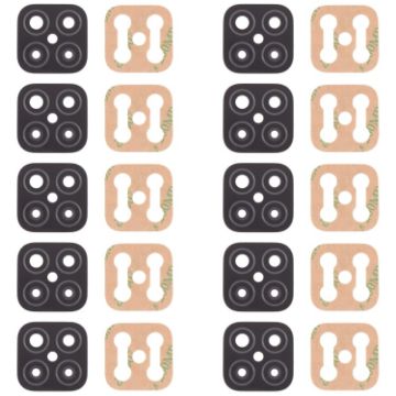 Huawei Nova 8 SE Back Camera Lens 10pcs (Black) Replacement Set - 1