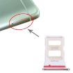 Silver SIM Card Tray for Xiaomi Redmi K40/Pro/Pro+/Poco F3/Mi 11i/11X/Pro - 4
