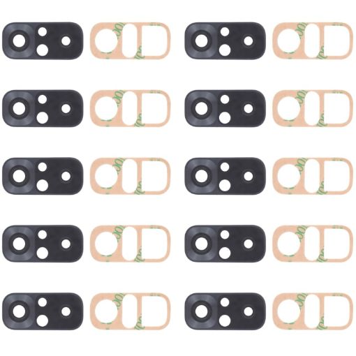 10 PCS Back Camera Lens for Xiaomi Redmi Note 10S M2101K7BG/BI/BNY Black - 1