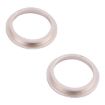 iPhone 13 Rear Camera Glass Lens Protector Ring 2 PCS (White) - 3