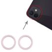 iPhone 13 Rear Camera Glass Lens Protector Ring 2 PCS - Pink - 4