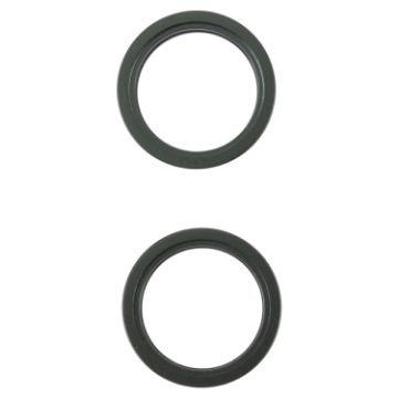 iPhone 13 Rear Camera Lens Protector Ring - 2 PCS Green Metal Hoop - 1