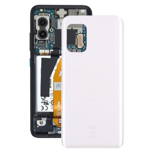 Asus Zenfone 8 ZS590KS White Glass Battery Back Cover with Adhesive - 1