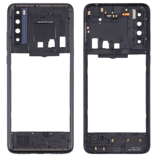 TCL 20 SE T671H Black Middle Frame Bezel Plate Replacement Original - 1