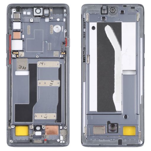 TCL 20 Pro 5G Black Front Housing LCD Frame Bezel Plate Replacement - 1