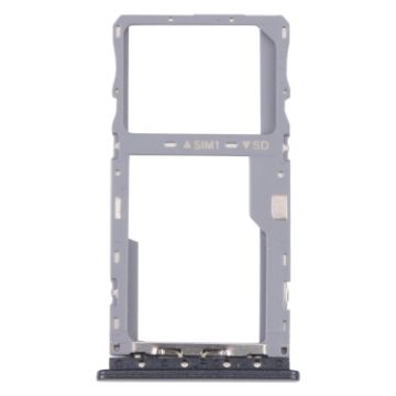 SIM & Micro SD Card Tray for T-Mobile REVVL 4+ 5062 5062W 5062Z Grey - 1