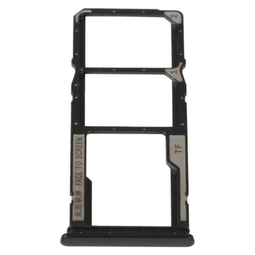 SIM & Micro SD Card Tray for Xiaomi Redmi 10C/10 India/Poco C40 (Black) - 1