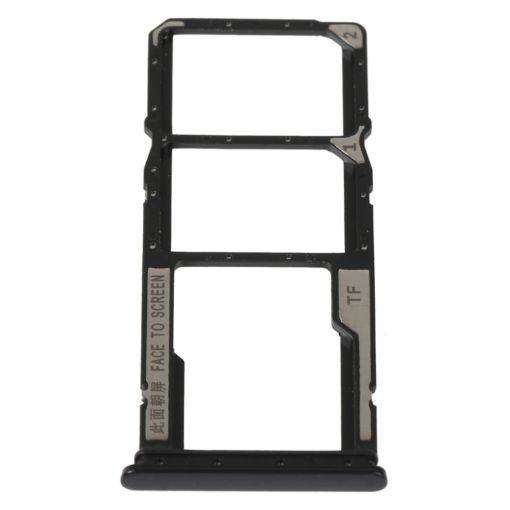 Xiaomi Redmi 10A SIM & Micro SD Card Tray Set (Black) - 1
