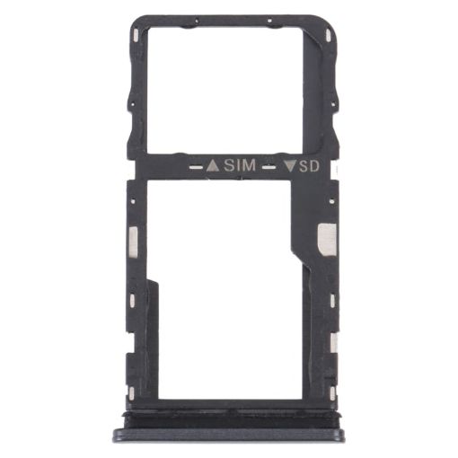 TCL 30 XE 5G T767W Black SIM & Micro SD Card Tray Original Replacement - 1