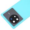 Vivo X80 Blue Battery Back Cover with Camera Lens Cover - 5