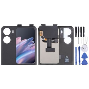 OPPO Find N2 Flip Black LCD Screen & Digitizer Full Assembly - 1