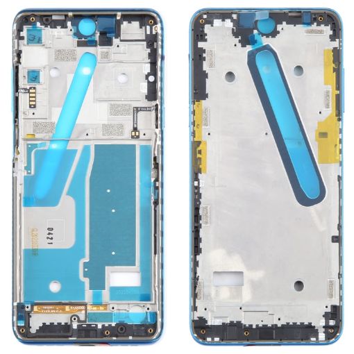 TCL 20 5G Front Housing LCD Frame Bezel Plate Blue Original - 1