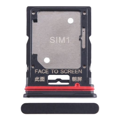 Xiaomi Redmi K50i SIM Card Tray & Micro SD Tray Black - 1