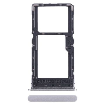 Xiaomi Redmi 12 4G Silver SIM & Micro SD Card Tray Replacement - 1