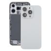 iPhone 16 Pro Silver Glass Battery Back Cover with Camera Lens Cover - 1