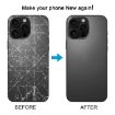 iPhone 16 Pro Silver Glass Battery Back Cover with Camera Lens Cover - 6