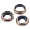 iPhone 16 Pro Max Gold Camera Lens Cover Set - 3pcs - 3