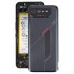 Asus ROG Phone 6 AI2201 Glass Back Cover with NFC/Light Cable Black Red - 1