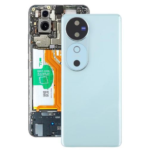 Vivo V40 Battery Back Cover with Camera Lens Cover - Blue - 1
