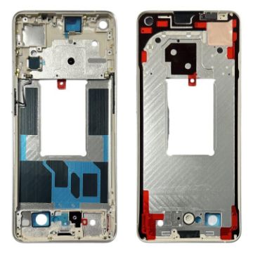 OPPO Reno7 Pro 5G Gold Front Housing LCD Frame Bezel Plate - 1
